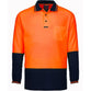 Ritemate Hi Vis, Long Sleeved Polo Shirt - RM2346