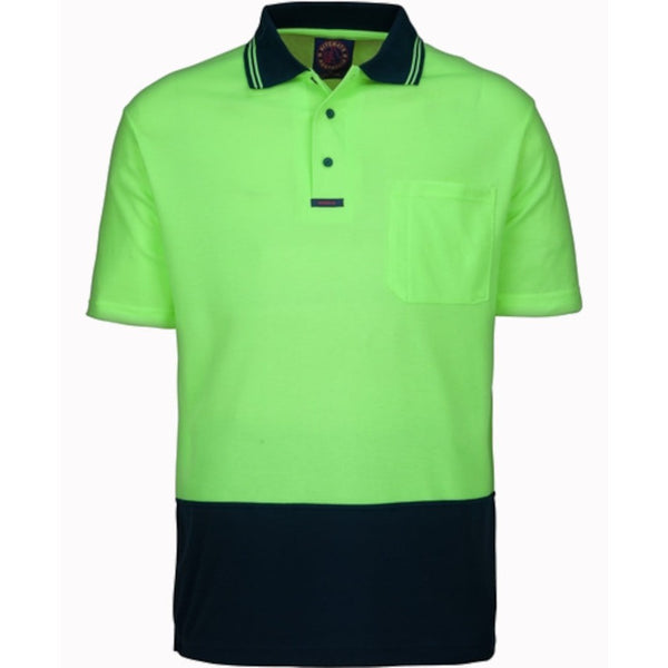 Ritemate Hi Vis Short Sleeve Polo Shirt - RM2346S-Queensland Workwear Supplies