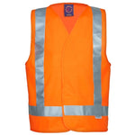 Ritemate Hi Viz Vest With 3M Reflective Tape - RM4245T-Queensland Workwear Supplies