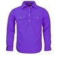 Ritemate Kids Pilbara Closed Front Long Sleeved Shirt - RM400CF