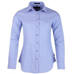 Ritemate Ladies Chambray Long Sleeved Shirt - RMPC006