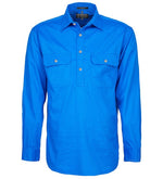 Ritemate Mens Pilbara Closed Front L/S Shirt - RM200CF-Queensland Workwear Supplies