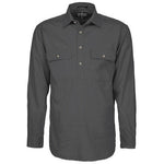 Ritemate Mens Pilbara Closed Front Long Sleeved Shirt - RM200CF-Queensland Workwear Supplies