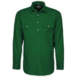 Ritemate Mens Pilbara Closed Front Long Sleeved Shirt - RM200CF-Queensland Workwear Supplies