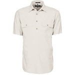 Ritemate Mens Pilbara Closed Front Short Sleeve Shirt - RM200CFS-Queensland Workwear Supplies