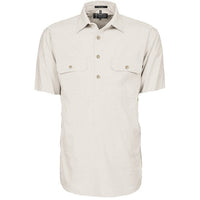 Ritemate Mens Pilbara Closed Front Short Sleeve Shirt - RM200CFS-Queensland Workwear Supplies