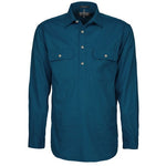 Ritemate Men's Pilbara Heavy Weight Closed Front Long Sleeved Shirt - RM800CF-Queensland Workwear Supplies