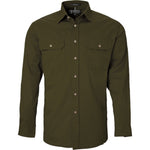 Ritemate Men's Pilbara Open Front Long Sleeved Shirt - RM500BT-Queensland Workwear Supplies