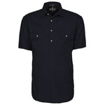 Ritemate Mens Pilbara Open Front Short Sleeve Shirt - RM500BTS-Queensland Workwear Supplies