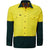 Ritemate Open Front 2 Tone Long Sleeve Mens Shirt - RM1050-Queensland Workwear Supplies