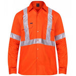 Ritemate Open Front Long Sleeve Mens 3M Tape "X" Design - RM106XR-Queensland Workwear Supplies