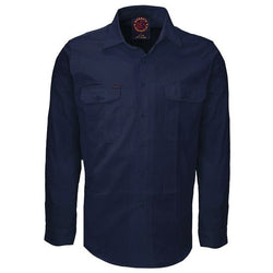 Ritemate Open Front Long Sleeve Mens Shirt - RM1000