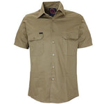 Ritemate Open Front Short Sleeve Mens Shirt - RM1000S-Queensland Workwear Supplies