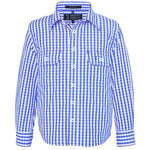 Ritemate Pilbara Kids Long Sleeve Shirt - RMPC001-Queensland Workwear Supplies