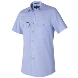 Ritemate Pilbara Men's Chambray S/S Shirt - RMPC007S