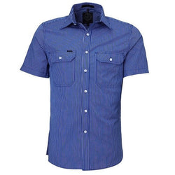 Ritemate Pilbara Men's Short Sleeve Shirt, Double Pockets - RMPC009S