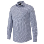 Ritemate Pilbara Men's Y/D Check, Single Pocket, Long Sleeve Shirt - RMPC114-Queensland Workwear Supplies