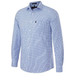 Ritemate Pilbara Men's Y/D Check, Single Pocket, Long Sleeve Shirt - RMPC114