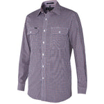 Ritemate Pilbara Mens Yarn Dyed, Check, Dual Pocket, Long Sleeve Shirt - RMPC060-Queensland Workwear Supplies