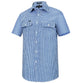 Ritemate Pilbara Mens Yarn Dyed, Check, Dual Pocket, Short Sleeve Shirt - RMPC060S