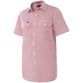 Ritemate Pilbara Mens Yarn Dyed, Check, Dual Pocket, Short Sleeve Shirt - RMPC063S