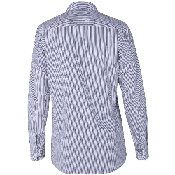 Ritemate Pilbara Mens Yarn Dyed, Stripe, Dual Pocket, Long Sleeve Shirt - RMPC058-Queensland Workwear Supplies