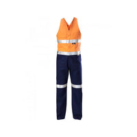 Ritemate Two Tone Action Back Overall 3M Tape - RM909AR-Queensland Workwear Supplies