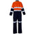 Ritemate Two Tone Coveralls with 3M Reflective Tape - RM908CR-Queensland Workwear Supplies