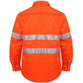 Ritemate Vented Closed Front Lightweight 50MM Reflective Tape Shirts - RM108VCFR