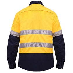 Ritemate Vented Open Front Light Weight, Long Sleeve 3M Tape Shirt - RM107V2R