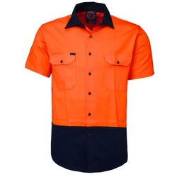 Ritemate Vented Open Front Light Weight, Short Sleeve Shirt - RM107V2S