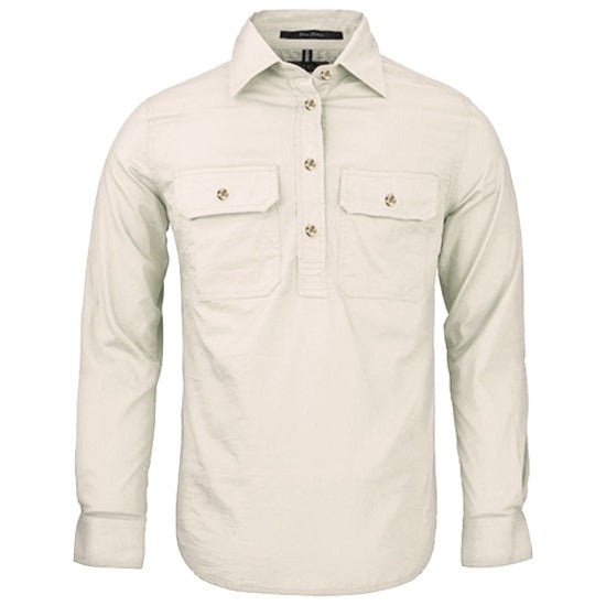 Ritemate Women's Pilbara Closed Front Long Sleeve Shirt - RM300CF-Queensland Workwear Supplies