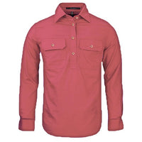 Ritemate Women's Pilbara Closed Front Long Sleeve Shirt - RM300FC-Queensland Workwear Supplies