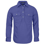 Ritemate Women's Pilbara Closed Front Long Sleeve Shirt - RM300FC-Queensland Workwear Supplies