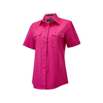 Ritemate Women's Pilbara Open Front Short Sleeve Shirt - RM600BTS-Queensland Workwear Supplies