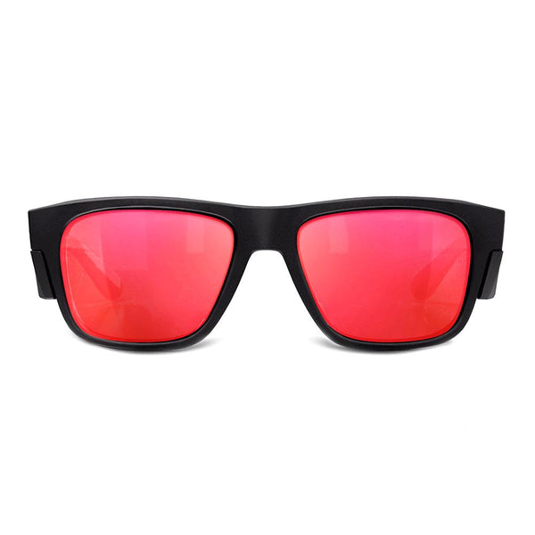 Safestyle Fusions Matte Black Frame/Mirror Red Polarised - FMBRP100-Queensland Workwear Supplies