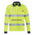 Syzmik Taped HiVis Biomotion Unisex Long Sleeve Polo with Traffic Control print - ZH380-Queensland Workwear Supplies