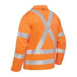 X Taped Hi Vis Drill Jacket With Liquid Repellent Finish - BJ6919XT-Queensland Workwear Supplies