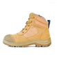 Bata Dakota Zip/Lace Ladies Safety Wheat Boot - 504-88017