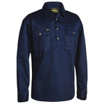 Bisley Closed Front Long Sleeve Cotton Drill Shirt - BSC6433-Queensland Workwear Supplies