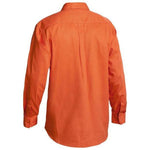 Bisley Closed Front Long Sleeve Cotton Drill Shirt - BSC6433-Queensland Workwear Supplies