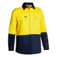 Bisley HiVis 2 Tone Long Sleeve Mens Drill Shirt  - BSC6267