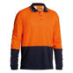 Bisley HiVis Long Sleeve Mens Polo - BK6234