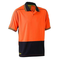 Bisley HiVis Mens Mesh Polyester Polo - BK1219