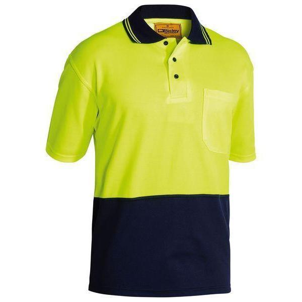 Bisley HiVis Mens Polo Shirt - BK1234-Queensland Workwear Supplies