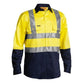 Bisley Taped HiVis 2 Tone Long Sleeve Mens Shirt - BS6267T