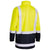 Bisley Taped HiVis 2 Tone Unisex Rain Shell Jacket - BJ6966T-Queensland Workwear Supplies