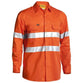Bisley Taped HiVis Cool Lightweight Long Sleeve Mens Drill Shirt - BS6897