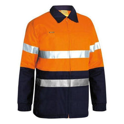 Bisley Taped HiVis Drill Jacket - BK6710T