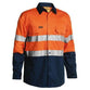 Bisley Taped HiVis Gusset Cuff Cotton Drill Long Sleeve Shirt - BS6896